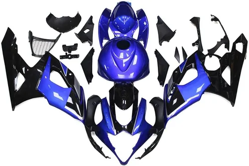 Miniatura 209 de Kit de carenado de inyección azul, negro y blanco para Suzuki GSXR600 GSX750 2006 2007 GSXR 600 GSX-R750 06 07 ABS Carenado de plástico completo