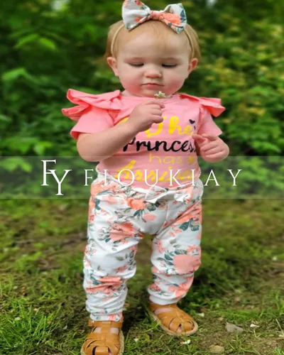 Miniatura 72 de fioukiay Conjunto de ropa de verano para bebés y niñas recién nacidas prematuros, mameluco, pantalones, diadema, conjunto de ropa para el verano