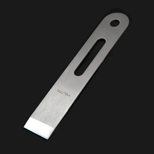 Miniatura 12 de WUTA Cuchillo de skiving cuchillo de adelgazamiento de cuero 420B martensítico acero inoxidable artesanía esquiadores diseño profesional DIY Hoja
