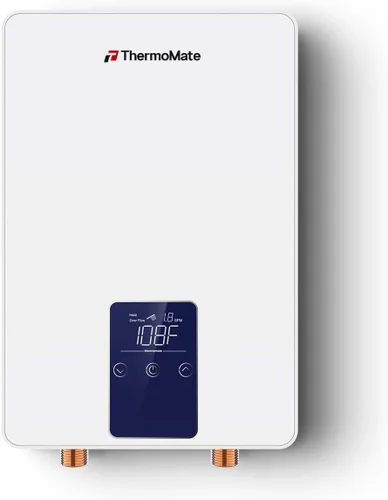 Miniatura 13 de Calentador de Agua Eléctrico de Tanque Mini Certificado UL, ThermoMate 2.5 Galones Calentador de Agua Pequeño Bajo el Fregadero para Punto de Uso