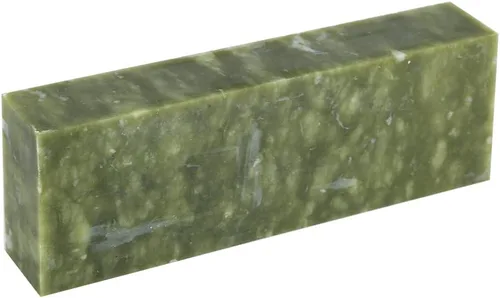 Miniatura 5 de Sacapuntas de cuchillo verdes del lado doble, piedra de afilar fina de la piedra de afilar del jade del verde de la piedra de afilar de la arena