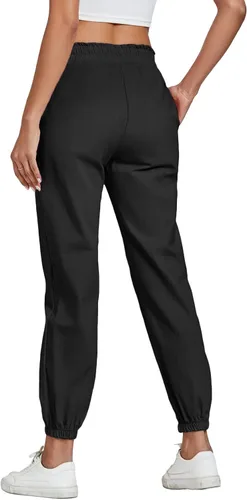 Miniatura 2 de Vrtige Pantalones deportivos con cintura elástica para mujer, con bolsillos