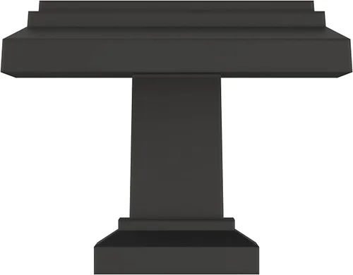 Miniatura 6 de Amerock Pomo de gabinete Negro mate Longitud de 1-1/4 pulgadas (1.260 in) Appoint 1 paquete Pomo de cajón Herrajes para gabinete Mate