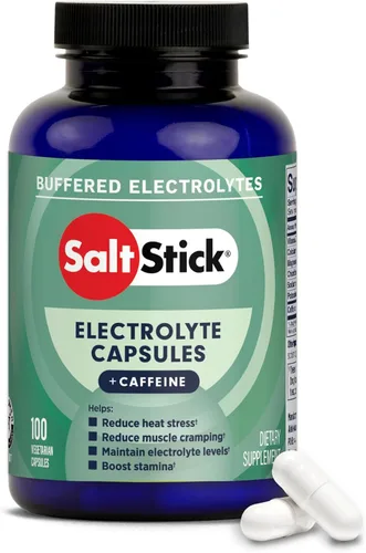 Miniatura 7 de SaltStick Cápsulas de electrolitos con vitamina D Pastillas de sal con electrolitos para correr, nutrición deportiva de resistencia, suplementos
