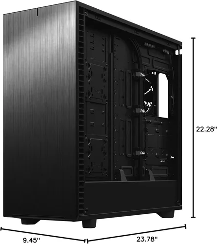 Miniatura 2 de Fractal Design Define 7 XL Negro Aluminio Cepillado/Acero E-ATX Silencioso Modular Vidrio Templado Ventana Torre Completa Caja De Computadora Varios