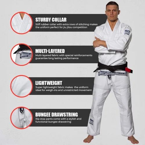 Miniatura 4 de Fuji Suparaito BJJ GI Uniforme de Artes Marciales