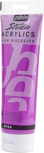 Miniatura 79 de PEBEO Studio Acrílicos de Alta Viscosidad, Acrílico Fino, 250 ml - Plata Iridiscente, 8.45 Fl Oz (Paquete de 1)