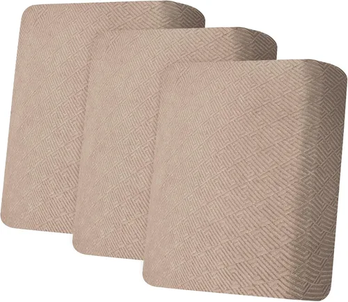 Miniatura 12 de XINEAGE - Fundas para sofá de 3 piezas, para sofá de 2 cojines extragrandes, funda súper elástica para sofá de 2 asientos, funda universal para sofá
