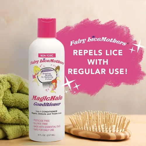 Miniatura 6 de Fairy LiceMothers MagicHalo Acondicionador antipiojos con aceite esencial, formulado para la prevención de piojos de la cabeza, sin sulfato ni