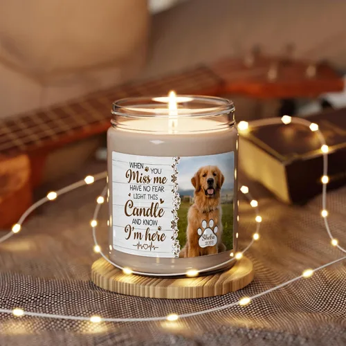 Miniatura 4 de NHI - Velas personalizadas con foto, regalo de vela personalizada, cera de soja perfumada, decoración del hogar, tarro de 9 onzas, fabricado