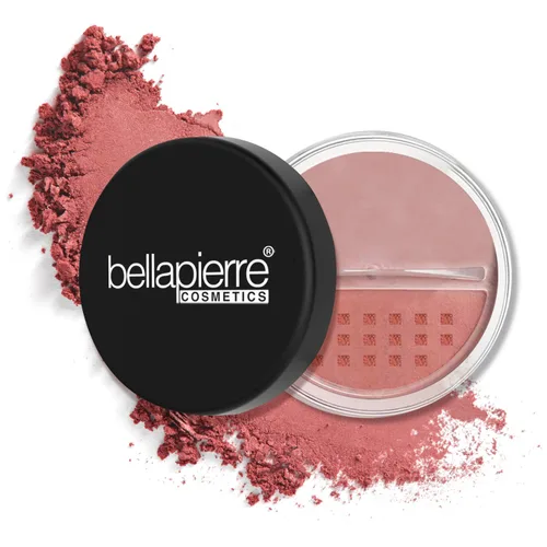 Miniatura 8 de Bellapierre Rubor mineral – Rubor en polvo suelto, color ligero de mejilla, acabado húmedo cálido, sin talco, hipoalergénico y no tóxico, 0.3 oz