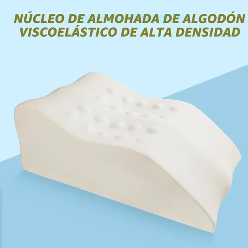 Miniatura 6 de itcozy - Almohada de elevación de piernas con espuma viscoelástica suave, almohada en forma de cuña para leer, descansar, cirugía, alivia el dolor