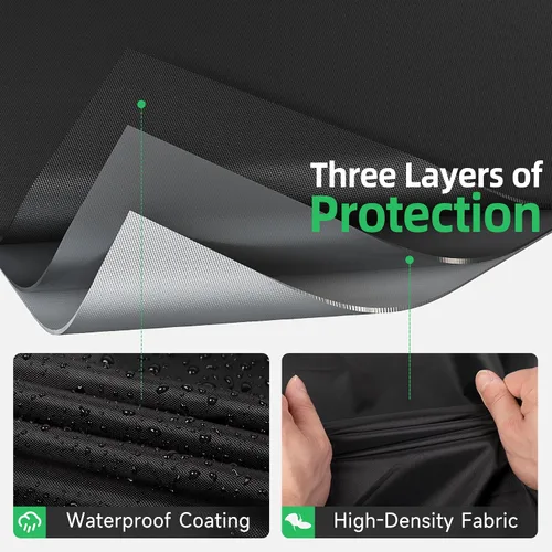 Miniatura 3 de MR.COVER - Funda para sofá biplaza de patio de 2 plazas, impermeable, resistente para muebles de patio, con ventilación de aire y asas, no se