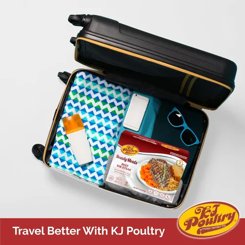 Miniatura 6 de KJ Poultry Comidas preparadas Kosher – Carne de carne y kugel de ternera, comidas de carne MRE listas para comer, comida de shabbos (paquete de 1)