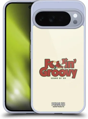 Miniatura 464 de Head Case Designs Funda de gel Woodstock 50th con licencia oficial de Peanuts Snoopy Guitar 1969 [protección de grado militar] compatible