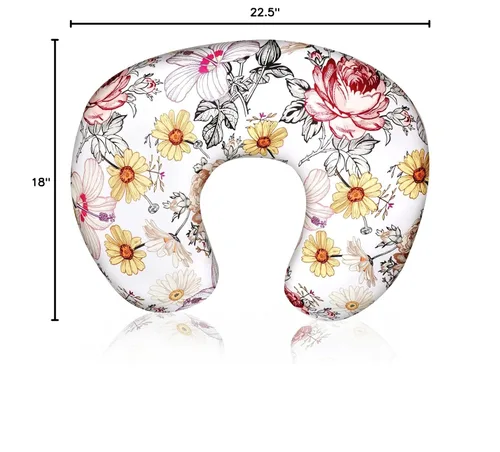 Miniatura 8 de Funda de almohada de lactancia, funda de almohada elástica para lactancia materna para bebés, niñas, suave y ajustada para funda de almohada