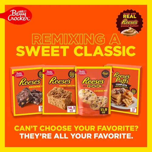 Miniatura 10 de Betty Crocker Reese's Brownie Mix con chips de mantequilla de maní Reese's, 16 onzas