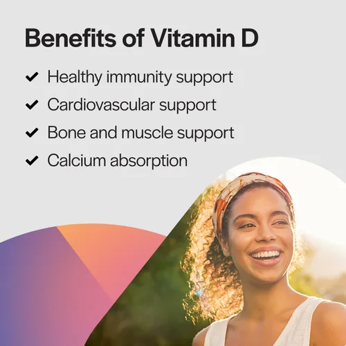 Miniatura 5 de PureFormulas Vitamina D3 K2 Vitamina 5000 UI - Suplemento VIT D3 K2 para absorción de calcio, fuerza ósea, apoyo cardiovascular y de función