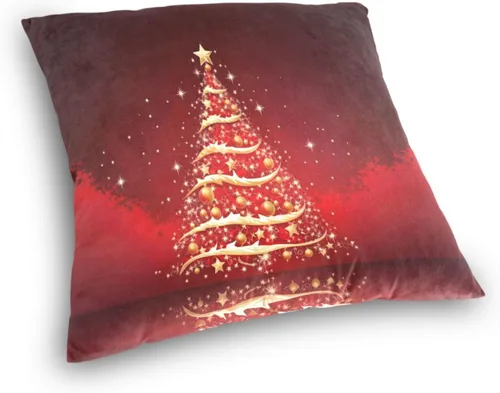 Miniatura 3 de Kigai Funda de cojín cuadrada decorativa para árbol de Navidad de 16 x 16 pulgadas, para sofá, dormitorio, hogar