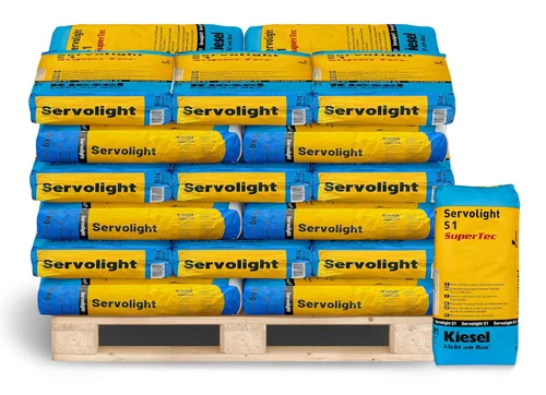 Miniatura 5 de Kiesel Servolight - Mortero modificado de polímero acrílico gris, bolsa de 33 libras (33.1 lbs), a base de cemento, altamente flexible, auto-curado