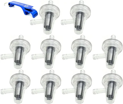 Filtro de combustible de gas para 1/4 "5/16" manguera para Honda/Yamaha/Suzuki/ATV Quad UTV Dirt Bike Scooter Moto de nieve Go Kart Mini Bicicletas