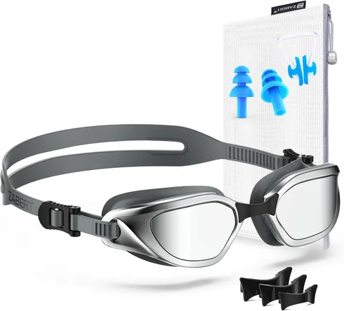 Miniatura 9 de Gafas de natación W2 para adultos, hombres y mujeres, protección UV antivaho sin fugas
