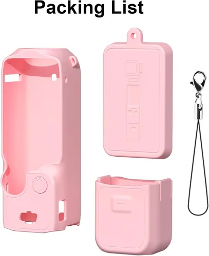 Miniatura 6 de Funda protectora de silicona para DJI Osmo Pocket 3 Funda de silicona Funda protectora Gimbal de mano Accesorios de cámara de acción (rosa)
