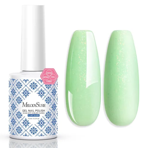 Miniatura 72 de MelodySusie Juego de 2 piezas de gel floreciente transparente y capa superior para diseño de uñas, esmalte de uñas de gel UV acuarela mármol, gel