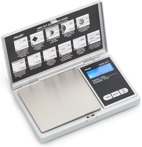 Miniatura 10 de Báscula digital de bolsillo de la serie, 21.16 oz x 0.00 oz, báscula digital de gramos a pequeña escala de alimentos, báscula de joyería, báscula