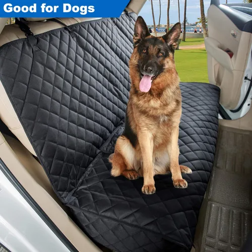 Miniatura 3 de Viewpets- Protector de asiento de auto. Funda de asiento de auto para mascotas, impermeable, resistente y antideslizante, para perros