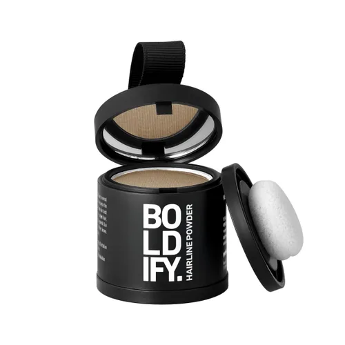 Miniatura 23 de BOLDIFY Polvo de línea del cabello (GRANDE, 10g) - Color de cabello para retoque de raíces para cobertura de canas - Polvo para el cabello que Negro