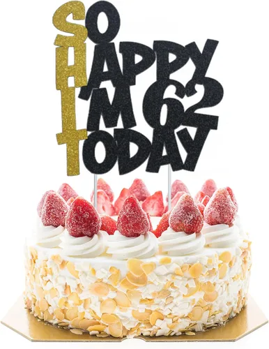 Miniatura 9 de Decoración para tartas con purpurina para 40 años de edad, suministros de decoración de fiesta de cumpleaños, regalos divertidos para decoración