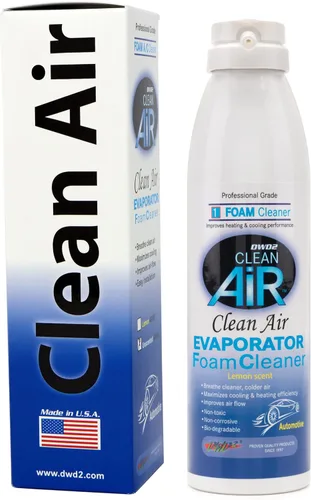 DWD2 Clean AIR Limpiador de bobina evaporador automotriz premium (limón) – Renueva tu aire acondicionado y disfruta de una experiencia de conducción