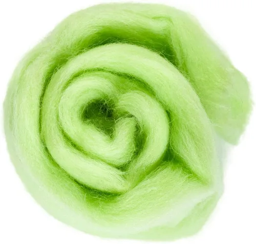 Miniatura 94 de 24 tipos de lana rosa, 4.23 oz (120 g), adecuado para fieltro húmedo y fieltro de aguja de telas hiladas de lana. Un paquete de prueba está Tonos