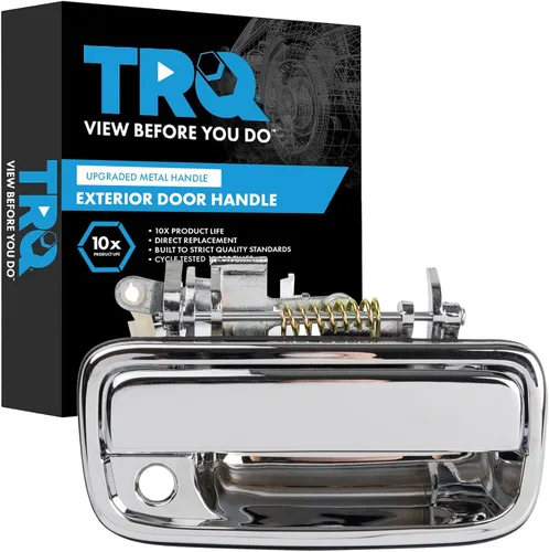 Miniatura 30 de TRQ Manija de puerta exterior delantera derecha cromada para el lado del pasajero compatible con Dodge Durango Jeep Grand Cherokee 2011-2021