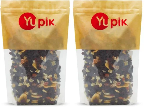 Miniatura 5 de Yupik Trail Mix, explosión de fruta sin sulfito, 2.2 libras, una mezcla de plátanos, pasas, arándanos, papaya y piña