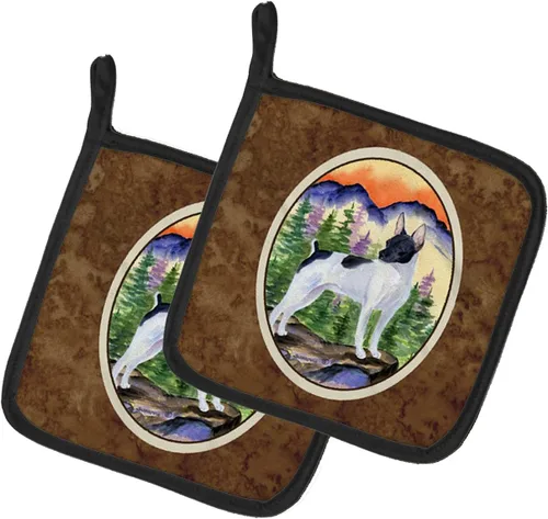 Miniatura 37 de Caroline's Treasures SS8617PTHD - Juego de soportes para ollas de cocina resistentes al calor, almohadillas calientes para horno para cocinar, Husky