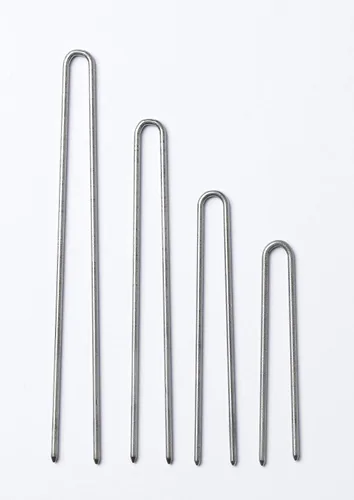 Miniatura 2 de Horquillas rectas variadas de acero inoxidable plateado resistente sin enganches, 4 paquetes de 12 horquillas hechas a mano