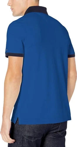 Miniatura 3 de Tommy Hilfiger Men's Short Sleeve Cotton Pique Flag Polo in Custom Fit