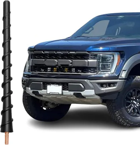 Miniatura 10 de Antena (23 centímetros) para 2007-2025 Jeep Wrangler JK JL JKU JLU Gladiator JT, accesorios Jeep Wrangler Gladiator, antena corta de reemplazo