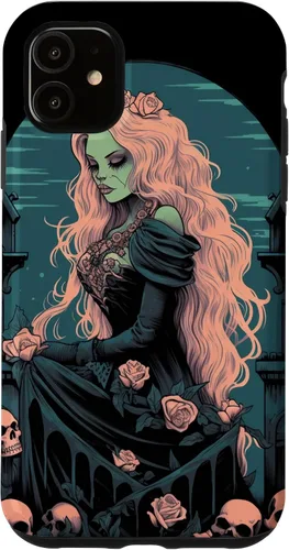 Miniatura 8 de Funda para iPhone 13 Pro Gothic Girl Pastel Goth Wiccan Pagan Anime Nu Goth Grunge