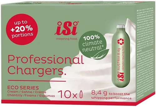 iSi North America Cargadores de crema batida, paquete de 10