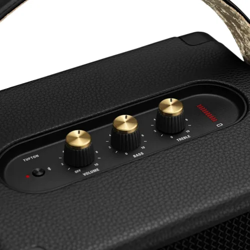 Miniatura 3 de Marshall Tufton - Altavoz Bluetooth portátil, negro y latón