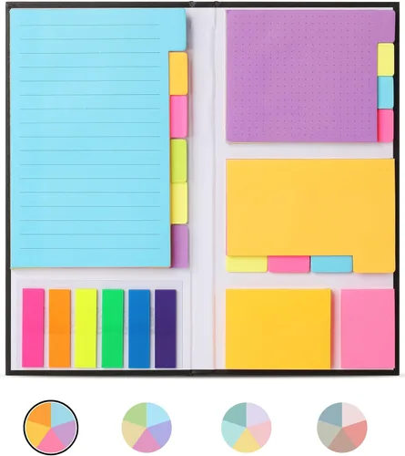 Miniatura 8 de Mr. Pen - Juego de notas adhesivas, paquete de 410, suministros escolares, suministros de oficina, pestañas divisoras de notas adhesivas