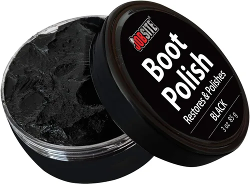 JobSite Crema de cuero prémium para botas y zapatos, restaura, condiciona y pule - 3 onzas
