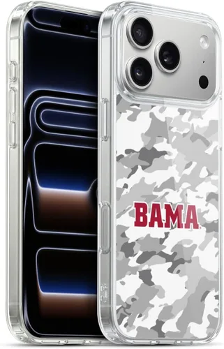 Miniatura 39 de Head Case Designs Funda de gel suave con licencia oficial de la Universidad de Alabama UA Collage compatible con Apple iPhone 13 Pro Max