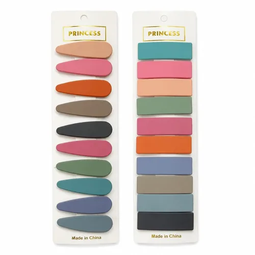 Miniatura 10 de Pasadores pequeños mate para mujeres y niñas, B.PHNE clip de cabello con cierre de 2.1 pulgadas para cabello grueso o fino, lindos colores neutros