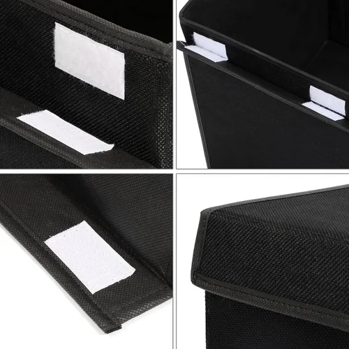 Miniatura 6 de popoly Cofre grande de juguetes de 33 galones con tapa, organizador plegable de almacenamiento de juguetes con divisor extraíble, 25 x 13 x 16