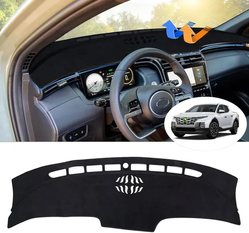 Miniatura 8 de Autorder Cubierta de salpicadero para Hyundai Sonata 2006 2007 2008 Accesorios Cubierta de tablero Actualización de franela Dash Mat Parasol