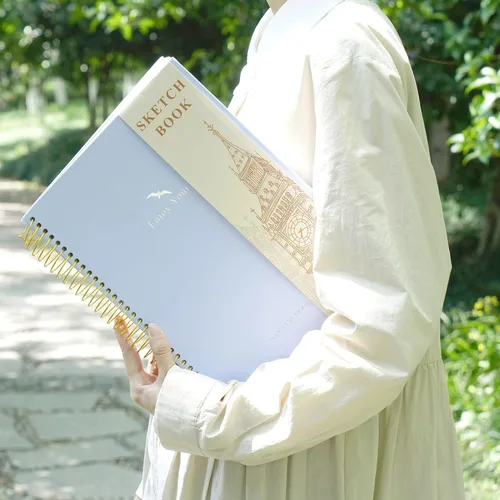 Miniatura 6 de FLYING EAGLE Cuaderno de bocetos de tapa dura para dibujar de 8.5 x 11 pulgadas, cuaderno de bocetos en espiral para adultos, mujeres y niños